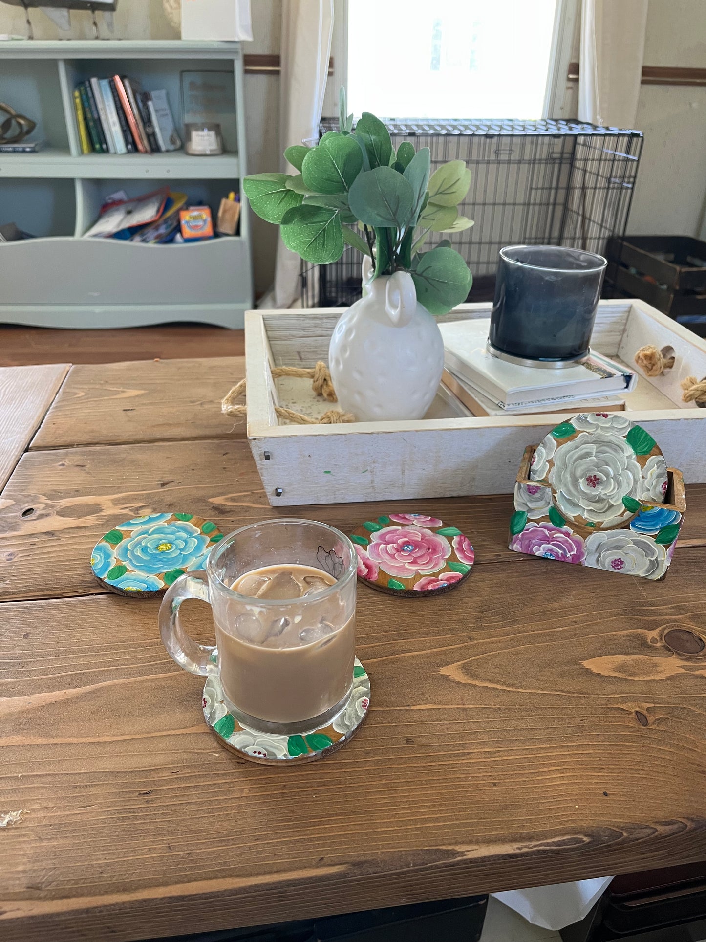 Happy Floral Coasters