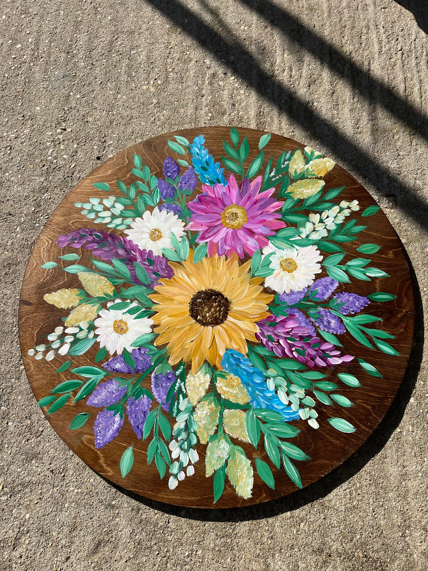 24” Sunny Floral Board