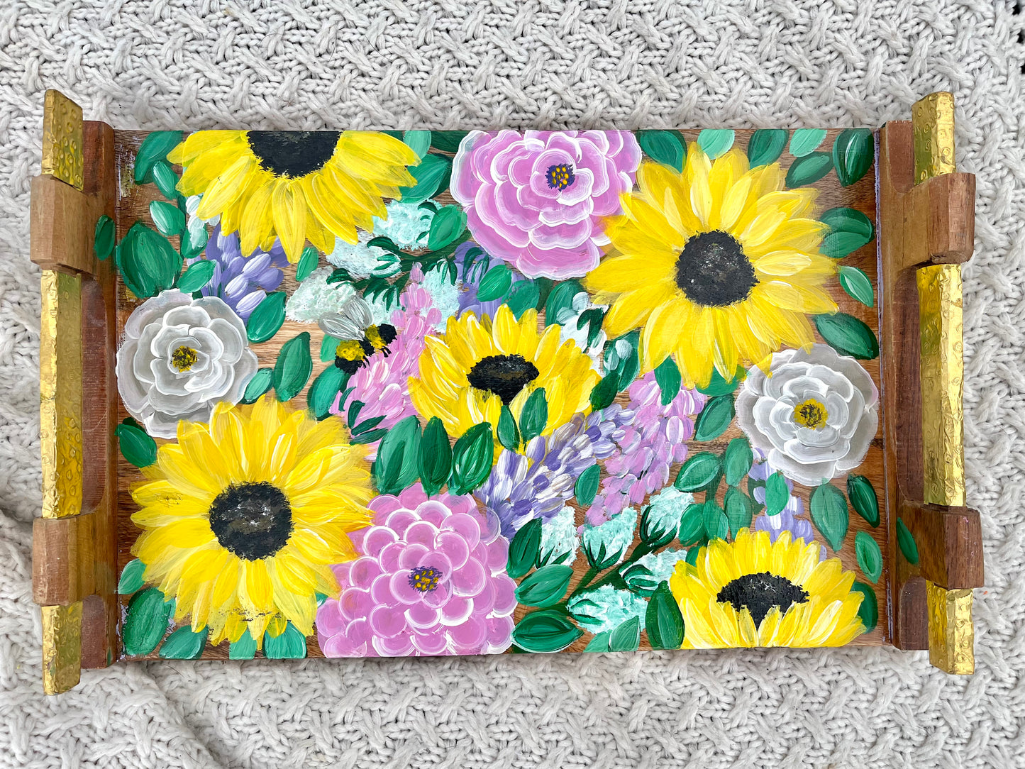 Sunflower Garden Tray